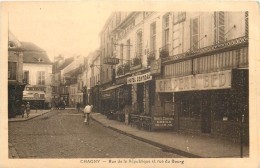 71 CHAGNY - Rue De La République Et Rue Du Bourg - Hôtel Central - Chagny