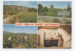 34 - GIGNAC - VINS ST SATURNIN  -RECTO/VERSO -C41 - Gignac