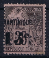 Martinique:  Yv Nr  17 MH/* Falz/ Charniere - Unused Stamps