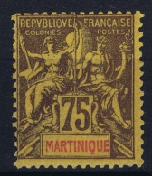 Martinique:  Yv Nr 42 MH/* Falz/ Charniere - Unused Stamps