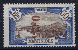 Martinique: Yv Nr 110 A Surcharge Renversée MH/* Falz/ Charniere Signed/ Signé/signiert - Ungebraucht