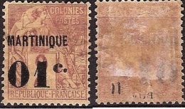 Martinique 1888-91 -  Timbre Des Colonies Françaises De 1881 - Neuf* MH  - Yvert Et Tellier N° 7 - Unused Stamps
