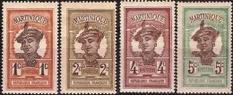 Martinique 1908-1918 -  Martiniquaise - Neufs MH  - Yvert Et Tellier N° 61 à 64 - Nuovi