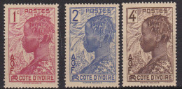 FRANCE 1936-1942 Former Colonies Yvory Cost Small Lot (10 Stamps) MNH To Used - Neufs