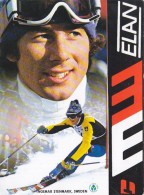 Ski Skiing - Ingemar Stenmark Sweden ELAN Advertising Postcard - Wintersport