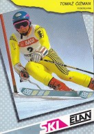 Ski Skiing - Tomaz Cizman Yugoslavia ELAN Advertising Postcard - Wintersport