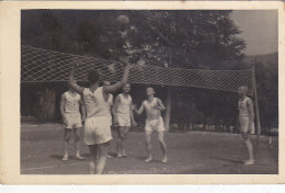 Volleyball Teal Old Real Photo - Volleyball