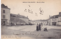 MESLAY-DU-MAINE - E. Maret Quincaillier - Café Des Arts, Martin - Animé - Meslay Du Maine