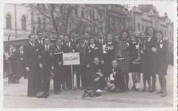 Skating ZKD Zagreb Croatia Skating Society Real Photo Postcard 40s - Eiskunstlauf