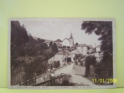 LE CHATELARD-EN-BEAUGE (SAVOIE) L'EGLISE ET LES ECOLES. - Le Chatelard