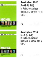 Part 7/1+2 Australien MICHEL 2016 New 168€ Australia Cook Falkland Fiji Marshall Niue Norfolk Oceania Palau Tonga Tuvalu - Livres & Logiciels