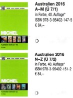 Part 7/1+2 Australien MICHEL 2016 New 168€ Australia Cook Falkland Fiji Marshall Niue Norfolk Oceania Palau Tonga Tuvalu - Materiaal En Toebehoren