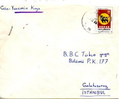 TURQUIE. N°2479 De 1985 Sur  Enveloppe Ayant Circulé. Code Postal. - Codice Postale