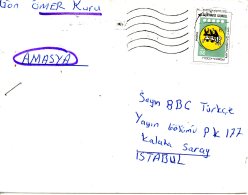 TURQUIE. N°2478 De 1985 Sur Enveloppe Ayant Circulé. Code Postal. - Código Postal