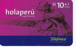 TARJETA DE PERU DE TELEFÓNICA DE 10 SOLES - Peru