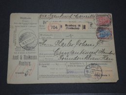 CONSTANTINOPLE - Bulletin D´expédition De Colis - RARE -  Voie Allemagne, Metz Et Constantinople - 1921 - Lot 13499 - Deutsche Post In Der Türkei