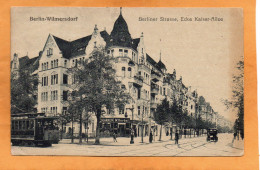 Berlin Wilmersdorf Berliner Str Ecke Kaiser Allee Tram 1923 Infla Postcard - Wilmersdorf