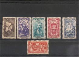 FRANCE  1943 N° Y&T :593/598** LUXE - Nuevos