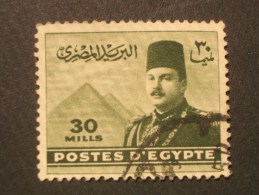 EGYPTE  ( O )  De  1947 / 1948    "   Effigie  Du  Roi  FAROUK  1er    "    N° 256     1 Val . - Usati