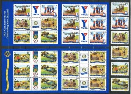 New Zealand 2005.Celebrating.International Organizations.Lions.Rotary.YMCA.4 S/S And Stamps. MNH. - Ungebraucht