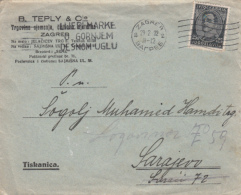 41451- KING ALEXANDER, STAMPS ON COVER, SEEDS COMPANY HEADER, 1932, YUGOSLAVIA - Lettres & Documents