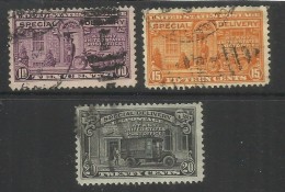 UNITED STATES STATI UNITI USA 1922 1925 SPECIAL DELIVERY ESPRESSI COMPLETE SET SERIE COMPLETA USATA USED OBLITERE´ - Express & Einschreiben