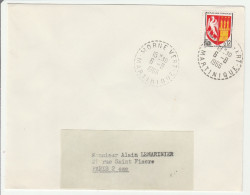 Morne Vert Martinique 1966 - Cachet Tireté Agence Auxiliaire - Briefe U. Dokumente