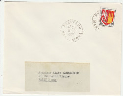 Precheur Martinique 1966 - Cachet Tireté Agence Auxiliaire - Briefe U. Dokumente