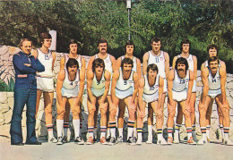 Basketball - European Championship 1975 - Yugoslavia Team - Basketball