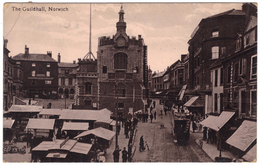 The Guildhall, Norwich Animated - Valentine´s Series - Postmark 1911 - Norwich