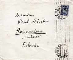 Russie Lettre Pour La Suisse 1914 - Lettres & Documents