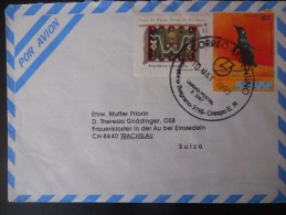 Argentine Lettre De Crespo 1999 Pour Trachslau, Tres Joli Obliteration - Lettres & Documents