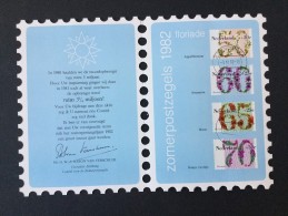 Bedankkaart Van Het Fonds Zomerpostzegels ,1982, Floriade - Briefe U. Dokumente