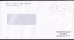 Denmark KUWAIT PETROLEUM (Denmark) VIRUM 1989 Meter Cover Freistempel Brief (2 Scans) - Maschinenstempel (EMA)