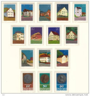 Liechtenstein - 1978 Annata Completa / Complete Year Set **/MNH VF - Années Complètes