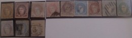ESPAGNE ESPAÑA SPANIEN SPAIN ESPAÑA  1870  REGENCIA  Alegoría SET ED 102-13 MI 96-107 YV 102-13 SG 172-183 SC 159-72 - Used Stamps
