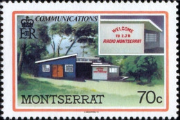 RADIO TRANSMISSON-WELCOME TO THE RADIO MONTSERRAT-MNH-B9-603 - Physics