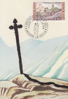 Carte  Maximum  1er  Jour  ANDORRE   Notre  Dame  De  MERITXELL   1976 - Maximumkaarten