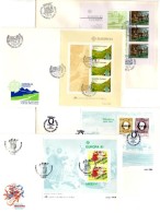 CEPT Historie 1980-89 Madeira Block 1-10+HBl.1 FDC 137€ Schiffe Hb Blocs History Ship Ms Cover Flower Sheets Bf Portugal - Collezioni