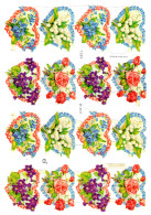 COEURS FLEURIS AMOUR LANGAGE DES FLEURS X 16 - Engelen