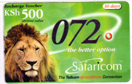 KENYA Prepayé SAFARICOM LION 31/03/2003 - Kenya