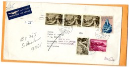 Liechtenstein 1966 Cover Mailed To USA - Brieven En Documenten