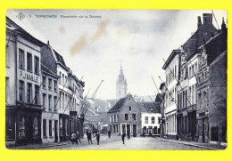 * Dendermonde - Termonde (Oost Vlaanderen) * (SBP, Nr 3) Passerelle Sur La Dendre, Animée, P.J. Maille, Rare, TOP - Dendermonde