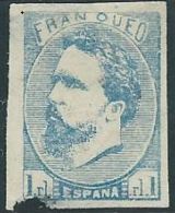 ESPAGNE ESPAÑA SPANIEN SPAIN ESPAÑA  1874 Carlos VII 1 Real ED 156 MI 1 I YV 1 PAIS VASCO SG 1 SC X1 - Carlistas