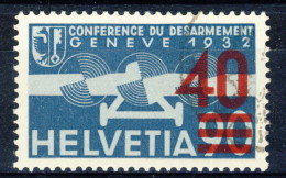 SVIZZERA PA 1935  N. A24 C. 40 Su C. 90 Rosso Su Azzurro  Usato Catalogo € 31 - Usati