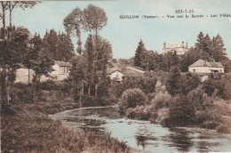 GUILLON - VUE SUR LE SEREIN - LES VILLAS - BELLE CARTE - COLORISEE -  TOP !!! - Guillon