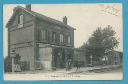 CPA 10 - Chemin De Fer La Gare BARLIN 62 - Barlin