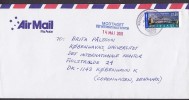 Australia Par Avion Airmail NSW 2001 Cover Brief To Denmark Olympic Games Sydney Stamp Bridge - Brieven En Documenten