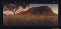Australia PPC Australia Wide Uluru Sunrise, N.T. Ken Duncan AIR MAIL Par Avion Label SYDNEY 1991 SKIVE Denmark (2 Scans) - Uluru & The Olgas