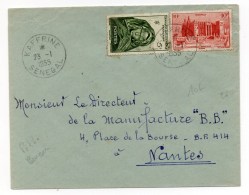 1955 - ENVELOPPE De KAFFRINE (SENEGAL / AOF) - Lettres & Documents